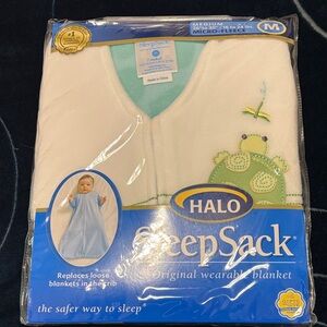 Halo SleepSack Kids Pajamas - White and Blue